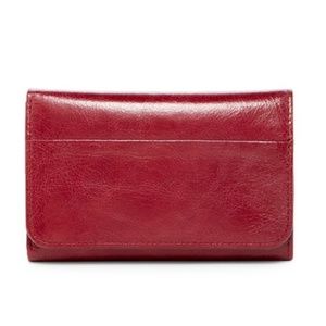 HOBO red Jill wallet